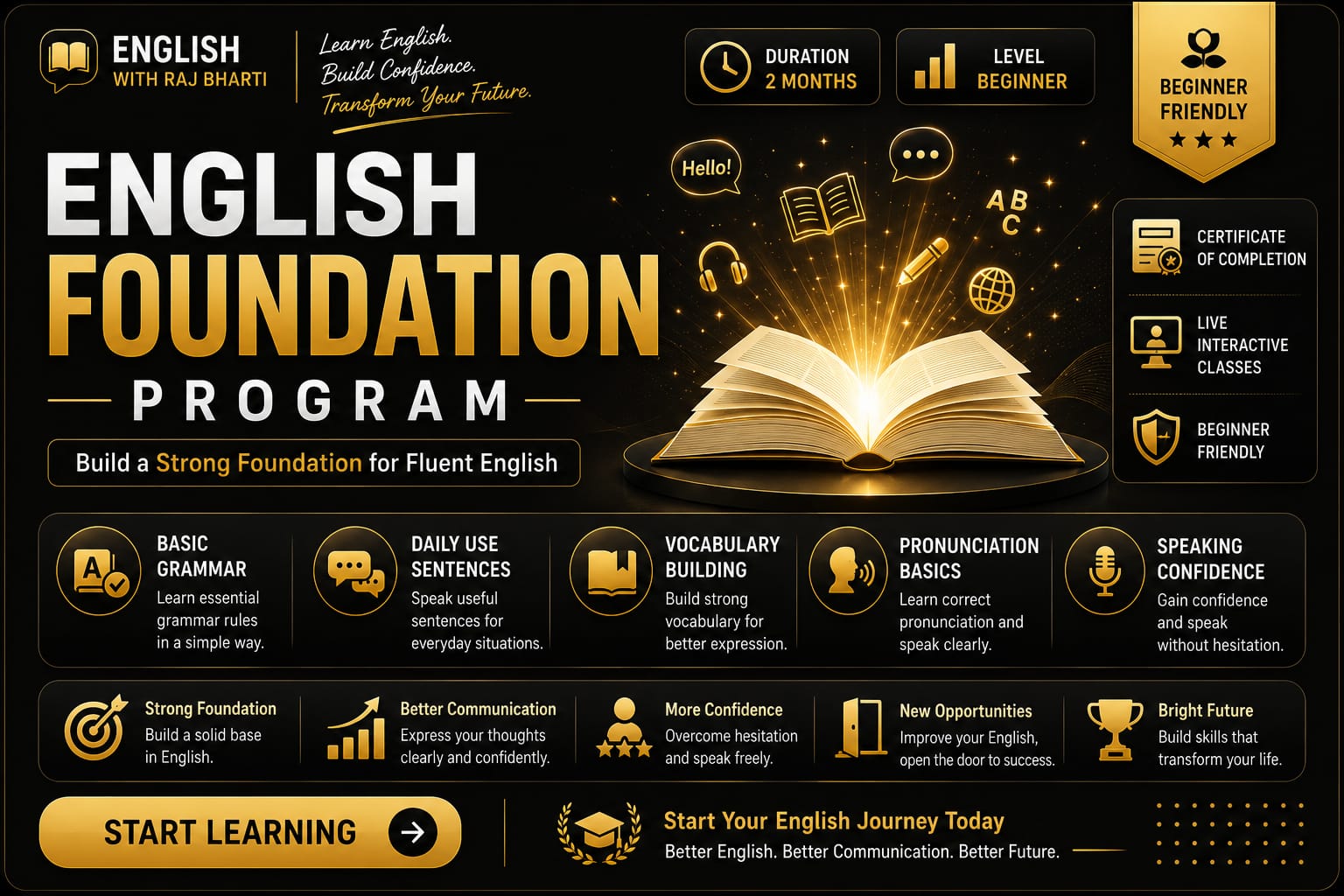 Level 1: English Foundation Program